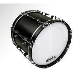 Evans 24'' MS1 Marching Bass White