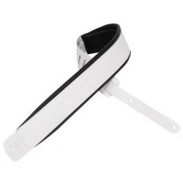 Levys DM1PD Padded Leather Guitar Strap, White