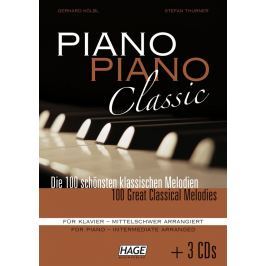 HAGE Musikverlag Piano Piano Classic Intermediate (3x CD)