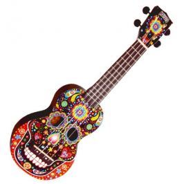 Mahalo Art Series Soprano Ukulele Skull Black