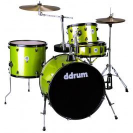 DDRUM D2 Rock Kit Lime Sparkle