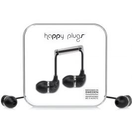Happy Plugs In-Ear Black Saint Laurent Marble