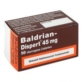 Baldrian Dispert 45 mg tabletki powlekane
