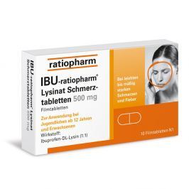 IBU Ratiopharm Lysinat 500 mg lek przeciwbólowy