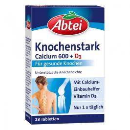 Abtei Mocne kości Wapń 600 + D3 tabletki