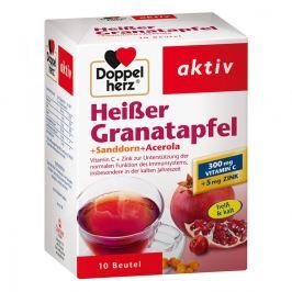 Doppelherz Heisser Granatapfel granulat granat z rokitnikiem i a