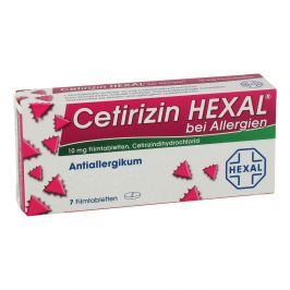 Cetirizin Hexal na alergie tabletki