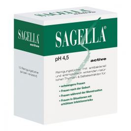 Sagella active chusteczki oczyszczające