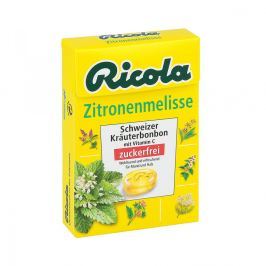 Ricola cukierki cytrynowe z melisą bez cukru - pudełko