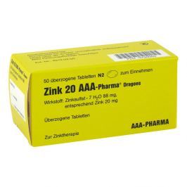 Zink 20 Aaa Pharma Dragees