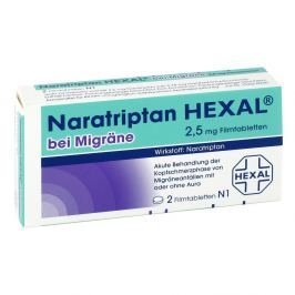 Naratriptan HEXAL Migrena, tabletki powlekane 2,5 mg