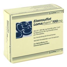 Eisensulfat Lomapharm 100 mg Filmtabl.