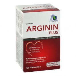 Arginin plus Vitamin B1+b6+b12+folsäure Filmtabletten