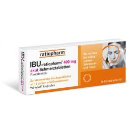 IBU Ratiopharm tabletki przeciwbólowe 400 mg
