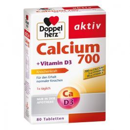 Doppelherz wapń 700 + witamina D3 tabletki